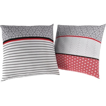 Kvalitex hladká bavlna Kyoto čierne 2ks 40 x 40 cm