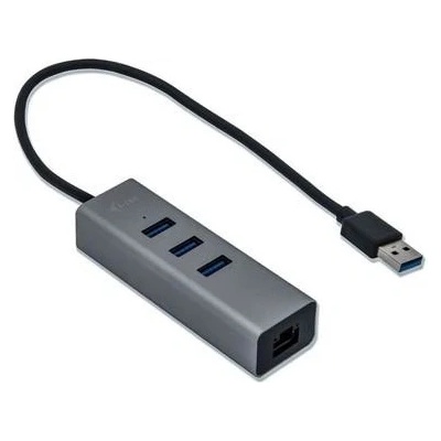 i-Tec USB 3.0 Metal HUB 3 Port + Gigabit Ethernet U3METALG3HUB