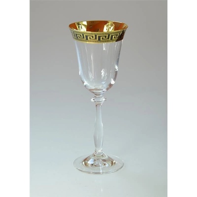 BOHEMIA ANGELA VERSO GOLD SKLENICE NA VÍNO 6 x 185 ml
