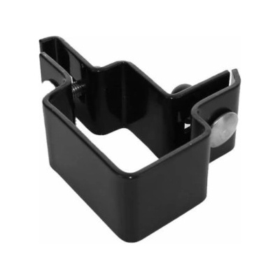Rohové spony na sloupky, šedé, 40 x 60 mm, 2 ks.
