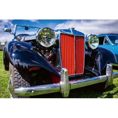 DIMEX ART Флизелинов фототапет античен черен кабриолет 375 x 250 см