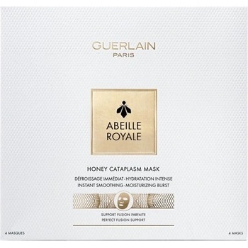 Guerlain Abeille Royale Honey Cataplasm Mask plátínková maska s vyhladzujúcim účinkom 4 ks