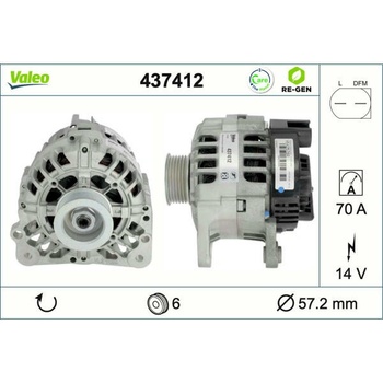 generátor VALEO 437412