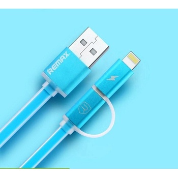 Remax AA-1145 Micro USB/lightning, modrý