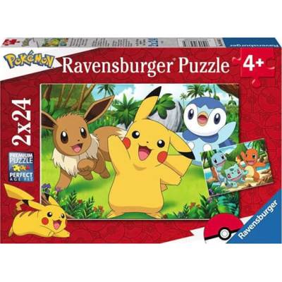 Ravensburger Pokémon Pikachu a přátelé 2x24 dílků