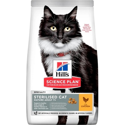 Hill’s Feline Mature Adult 7+ Sterilised Cat Chicken 3 kg