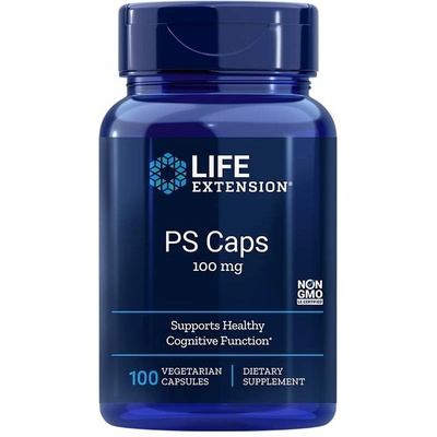 Life Extension Фосфатидилсерин 100 mg 100 V капсули | Life Extension (01676 LE)