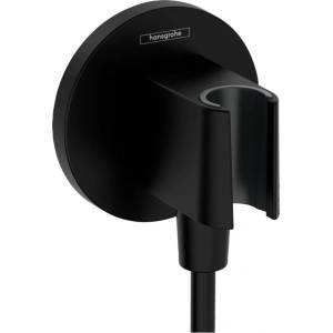 Hansgrohe Fixfit - Стенно коляно с държач, черен мат 26888670 (26888670)