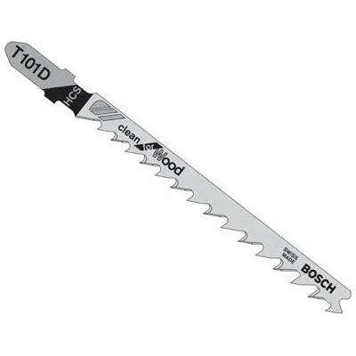 Нож за зеге Bosch с T-захват за дърво 74/100 мм, 6.35-5 TPI, праволинейно, T 101 D- 2 608 637 877