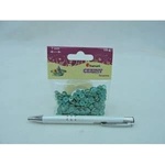 TITANUM Decor. sequins 10g 7mm turquoise