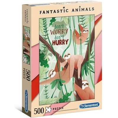 Clementoni - Пъзел Fantastic Animals Ленивци