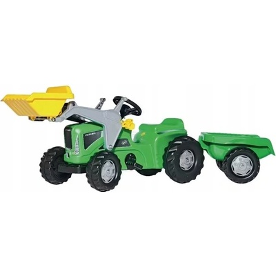Rolly Toys šlapací traktor s přívěsem-zelený