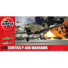 Airfix Classic Kit letadlo A05130A Curtiss P 40B Warhawk 1:48 1:48