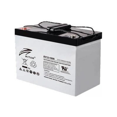 Ritar power Оловна гелова батерия RITAR (EV12-100S), 12V/100Ah - 306/168/211 mm, RITAR-EV12-100S
