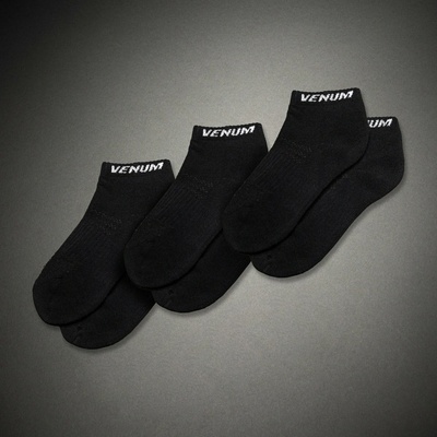 Venum Europe Kotníkové Venum Essential Black White 3 páry