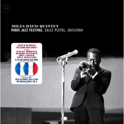 Miles Davis - Paris Jazz Festival, Salle Pleyel 10/1/1964 (Blue, White & Red Coloured) (2 LP) (0198028113410)