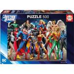 Educa Пъзел Educa от 500 части - DC Comics: Лигата на справедливостта (EDU19913)