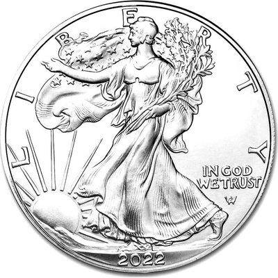 US Mint Strieborná minca American Silver Eagle 2022 1 oz
