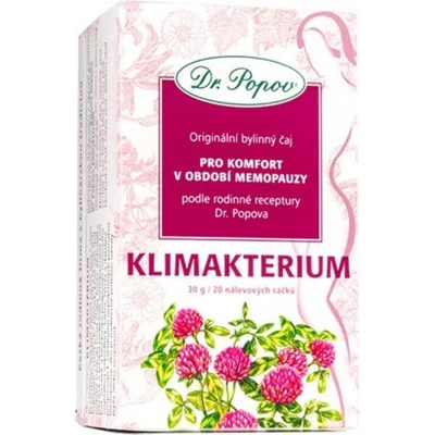 Dr. Popov Klimaktérium porciovaný čaj 20 sáčkov