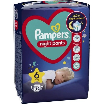 Pampers Гащички Pampers Night Pants 6 (15+ кг. ) - 19 броя