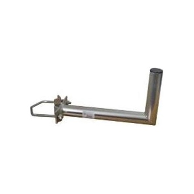 Držák antény 35cm s vinklem, (na stožár 25-89mm), trubka 42/2mm, zinek Galva
