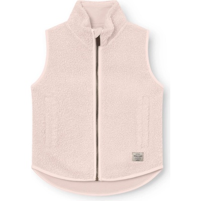 Mini A Ture Детски поларен елек Mini A Ture Kid's Matbattal Vest Fleece vest - Shell Rose - размер 116 (703-6702-0511)