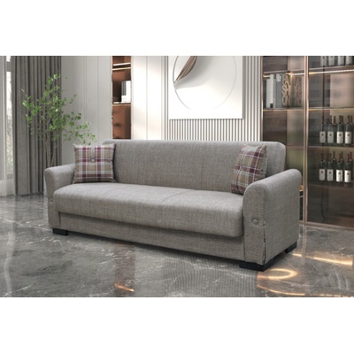 ЕВРОМАР Диван felipe тройка разтегателен бежов