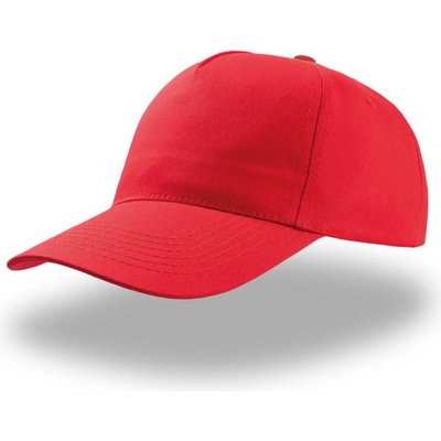 Atlantis Headwear Start Five 5 panelová baseballová COT-33003800499 Červená