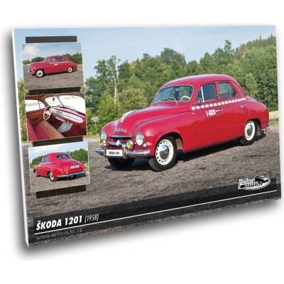 Obraz č. 76 - ŠKODA 1201 (1958) 100 x 70 cm