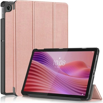 Vsetkonamobil 109728 LEATHER Zaklápací kryt pre Lenovo Tab 10.1 ružovozlatý