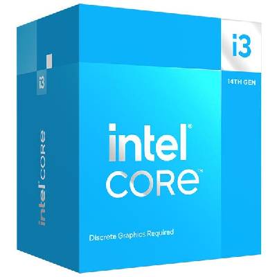 INTEL Intel® Core™i3-14100F processor, 3.50GHz,12MB,LGA1700, BOX, s chladičom BX8071514100FSRMX2