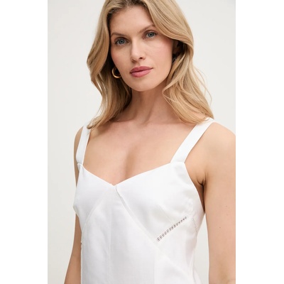 HUGO BOSS Рокля с лен boss (50535332)