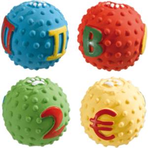 Ferplast Dog Ball - Кучешка играчка - латексова топка, 5 см, 1 брой, различни цветове