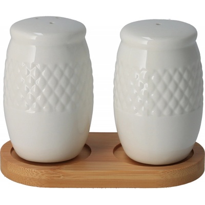 Orion Soľnička a korenička porcelán-bambus