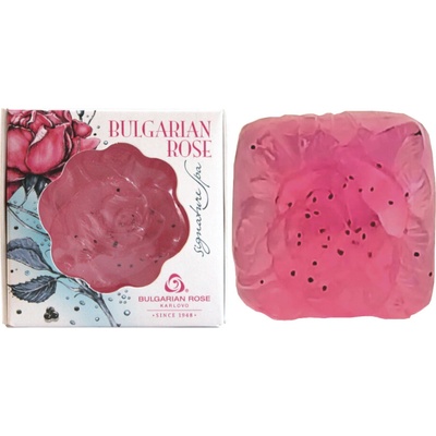 Bulgarian Rose Karlovo glycerínové mydlo s ružovou vodou a čiernym kaviárom 75 g