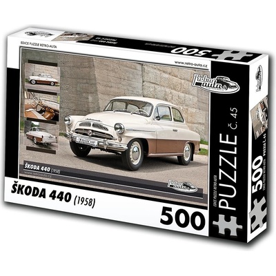 Retro-auta Škoda 440 1958 500 dílků