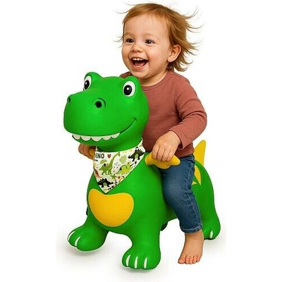 Jamara Hopsadlo dino zelený s pumpičkou