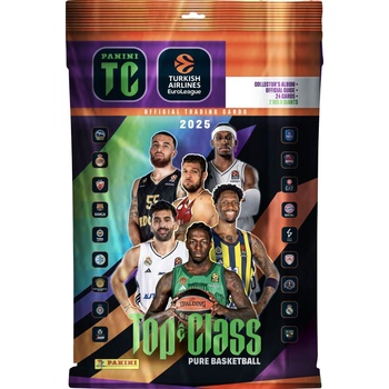 Panini Euroleague Top Class: Starter Pack (Binder, Collector's Guide, 3 Packs plus 2 Holo Giants Cards) (108355)