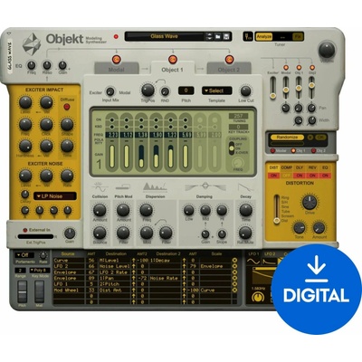 Reason Studios Objekt Physical Modeling Synthesizer (Digitálny produkt)