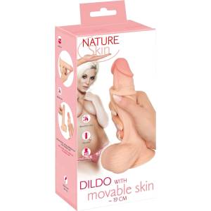 Nature Skin - дилдо с кожа - 19 см (натурален)