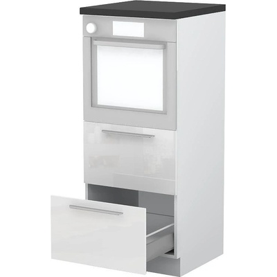 Шкаф за вграждане на фурна с чекмеджета Riva K14-60-2MB/2