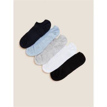 Marks & Spencer Sada pěti dámských ponožek v černé modré a šedé