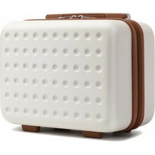 Kono 2486 Kozmetický kufrík 31cm Krémová ABS/Polykarbonát