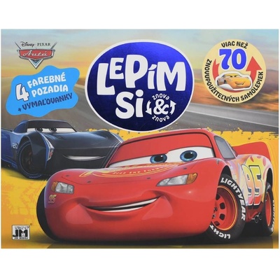Samolepkový album A4 lepím si znova Cars