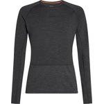 Icebreaker Мъжко мериносово термобельо Icebreaker Merino 260 Zoneknit L/S Crewe Merino base layer - Jet Heather 011 (015-2298-0211)