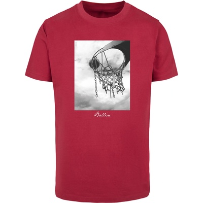 Mister Tee Тениска Ballin 2.0 Tee burgundy XXLUB-MT1185-00606 - Тъмносив, размер M