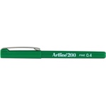 Artline Fineliner 200 Fine 0.4 зелен (EK-200 GREEN)