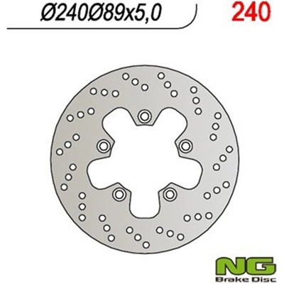 Zadní brzdový kotouč NG Suzuki 1200 BANDIT GSF / GSF S 1995 - 2005 – Hledejceny.cz