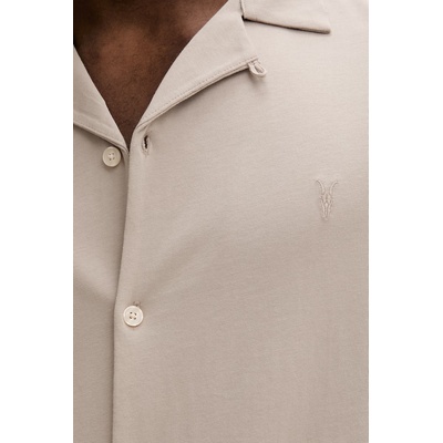 AllSaints Памучна риза AllSaints HUDSON (M081SA)