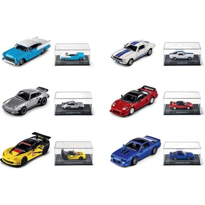 Majorette sběratelské auto s vitrínkou – 6 druhů